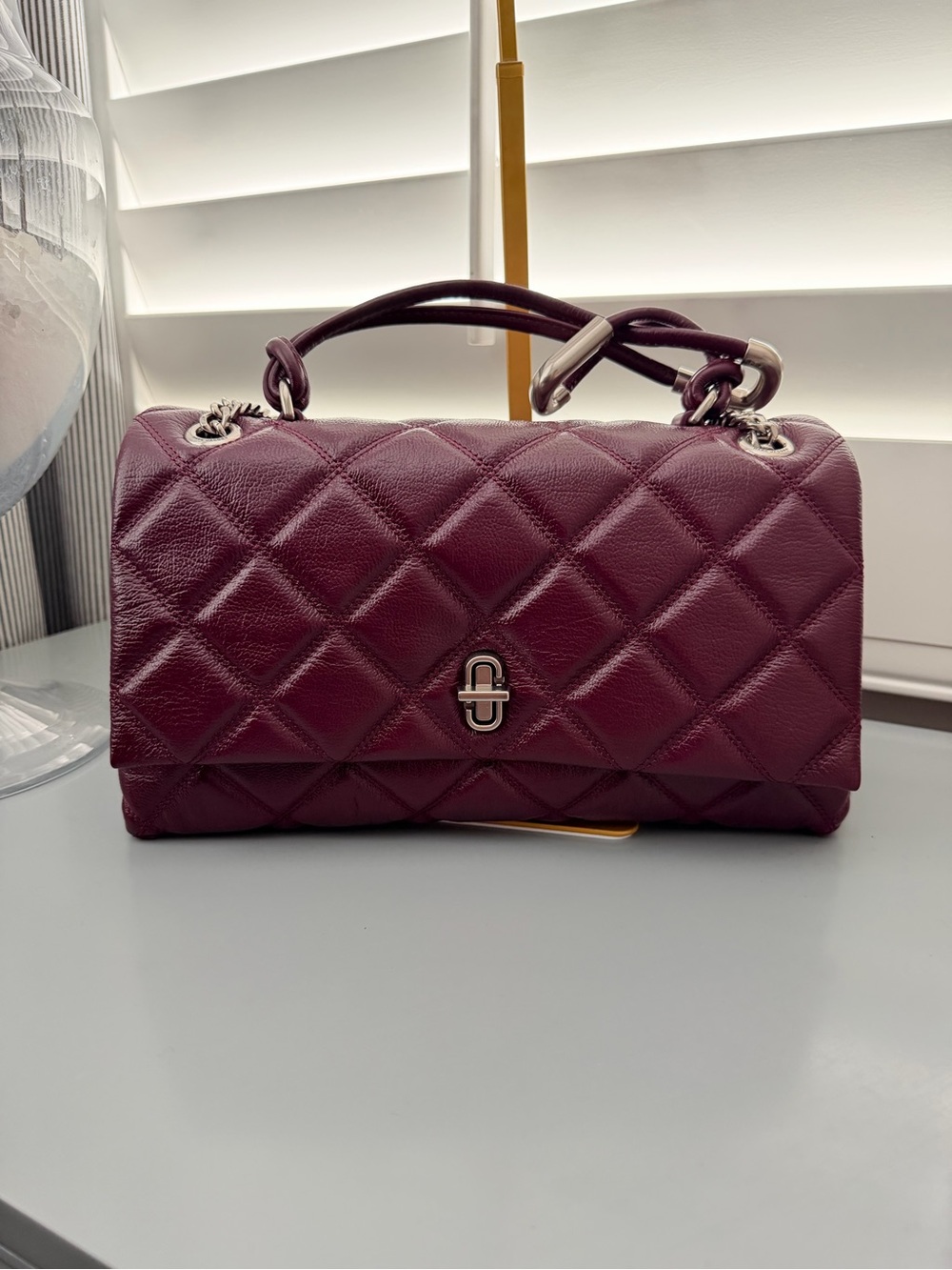Marc Jacobs THE QUILTED DUAL CONVERTIBLE SHOULDER BAG